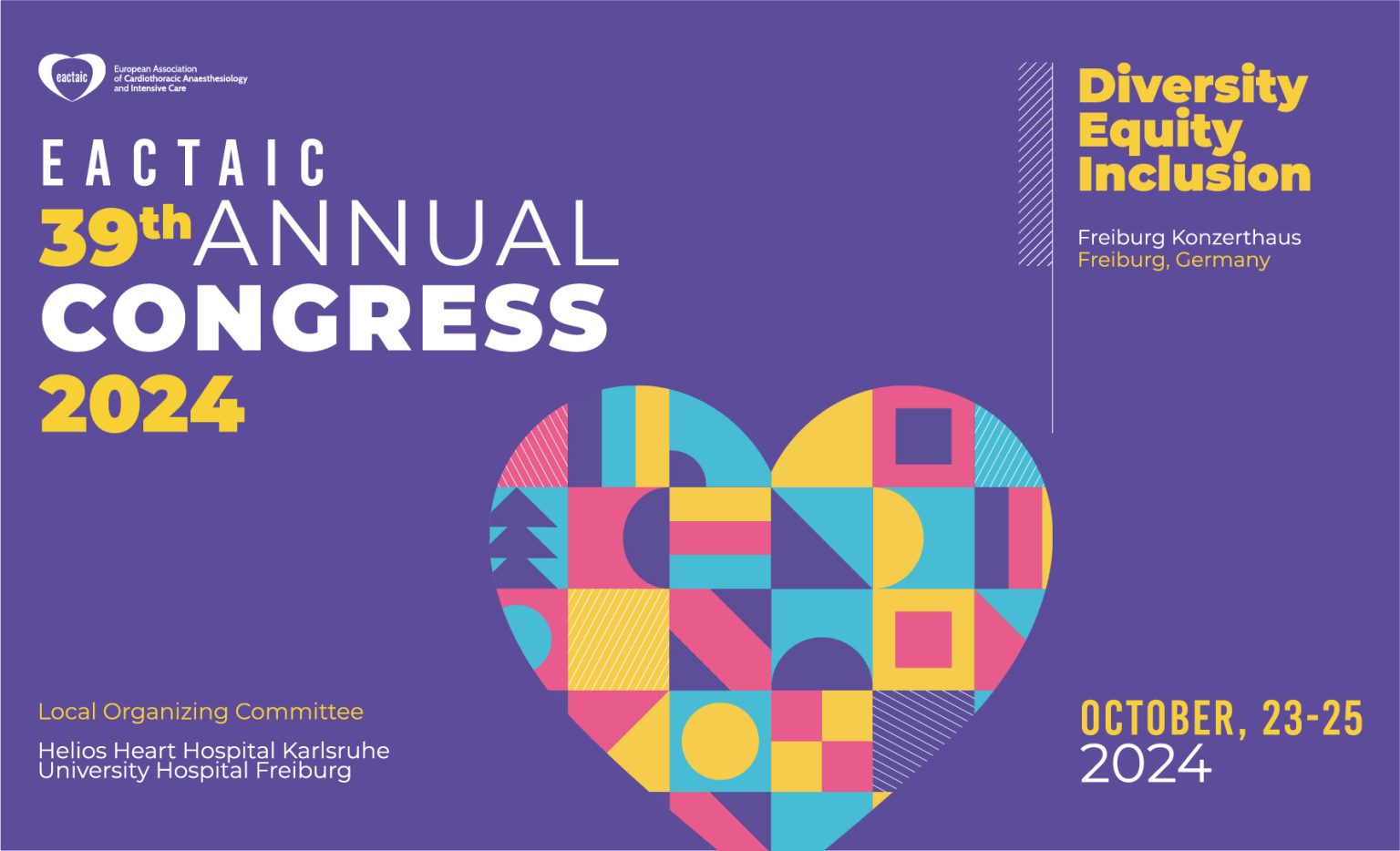 39th EACTAIC Annual Congress 2024 “Diversity, Equity, Inclusion”