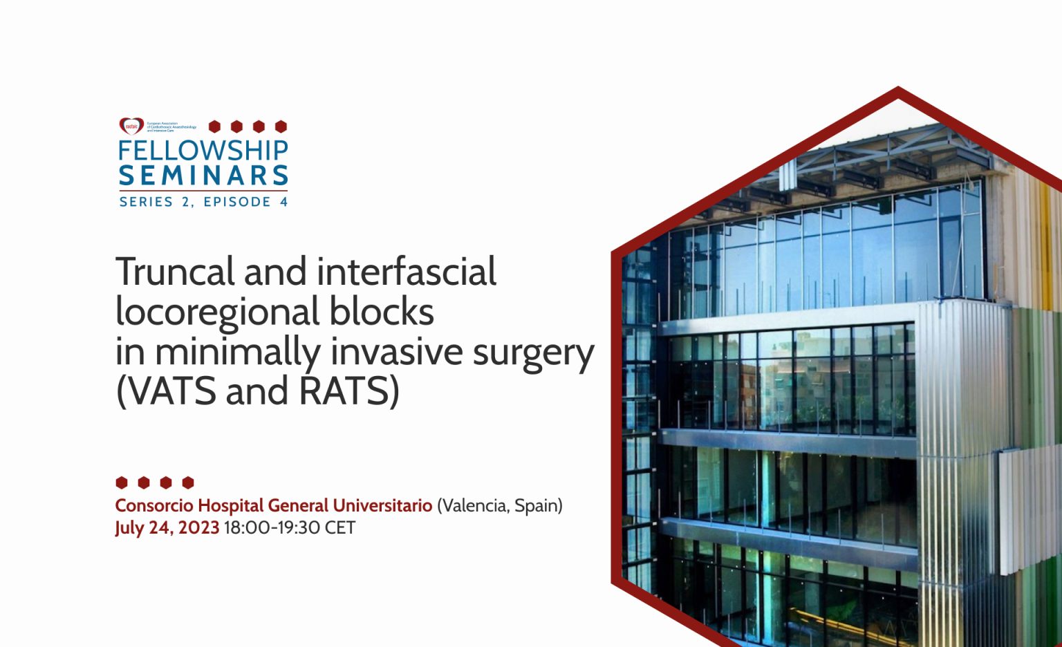 Truncal and interfascial locoregional blocks in minimally invasive surgery (VATS and RATS)