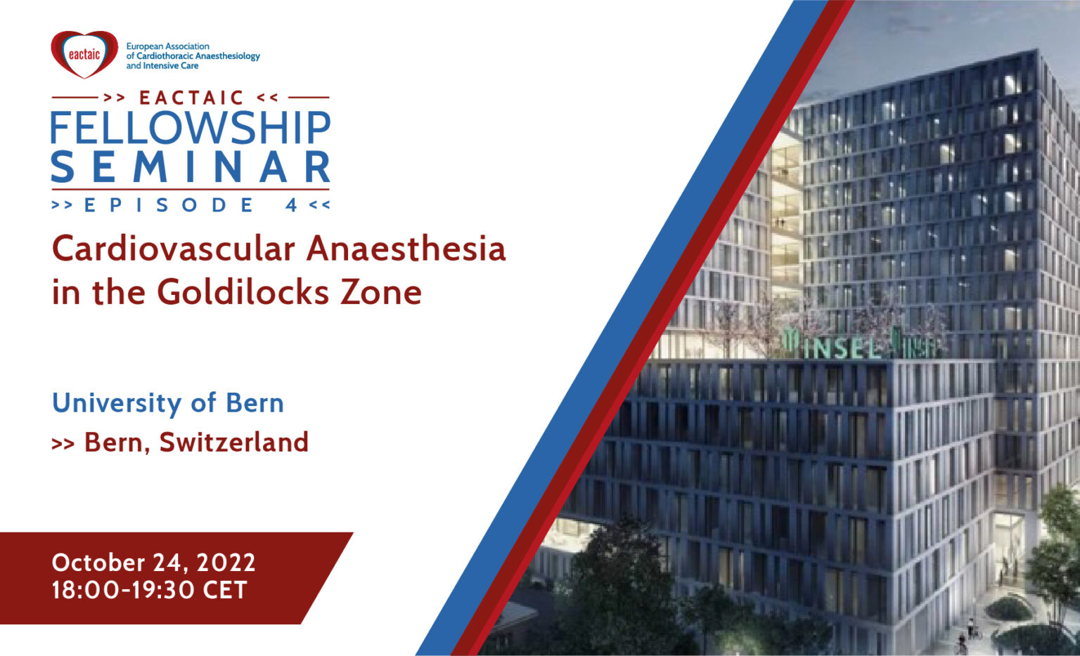 Cardiovascular Anaesthesia in the Goldilocks Zone